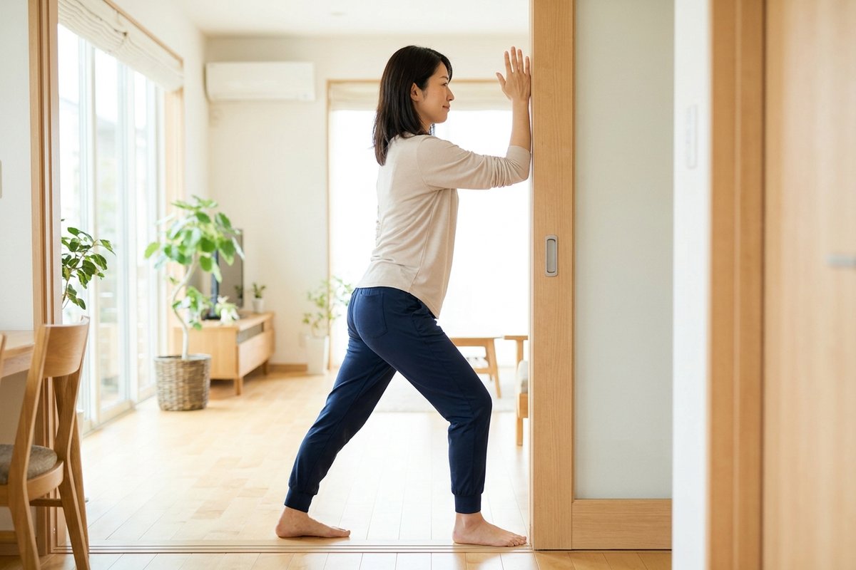 小胸筋のストレッチ